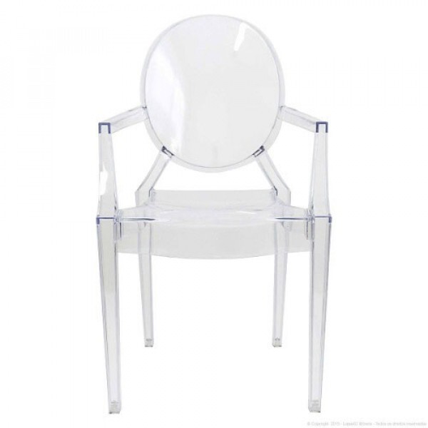 Cadeira Ghost com braço Cadeira Ghost com braço