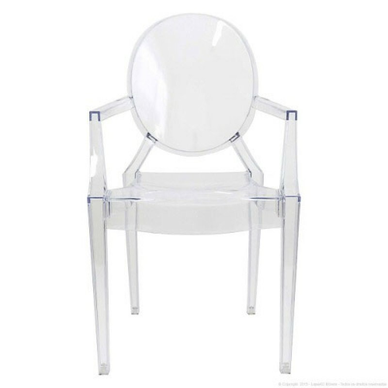 Cadeira Ghost com braço Cadeira Ghost com braço